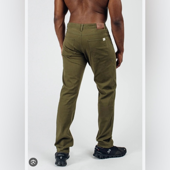 NWT Barbell Chino 2.0 Men’s Pants Size 32 X 34. Color Olive Drab - Picture 2 of 9